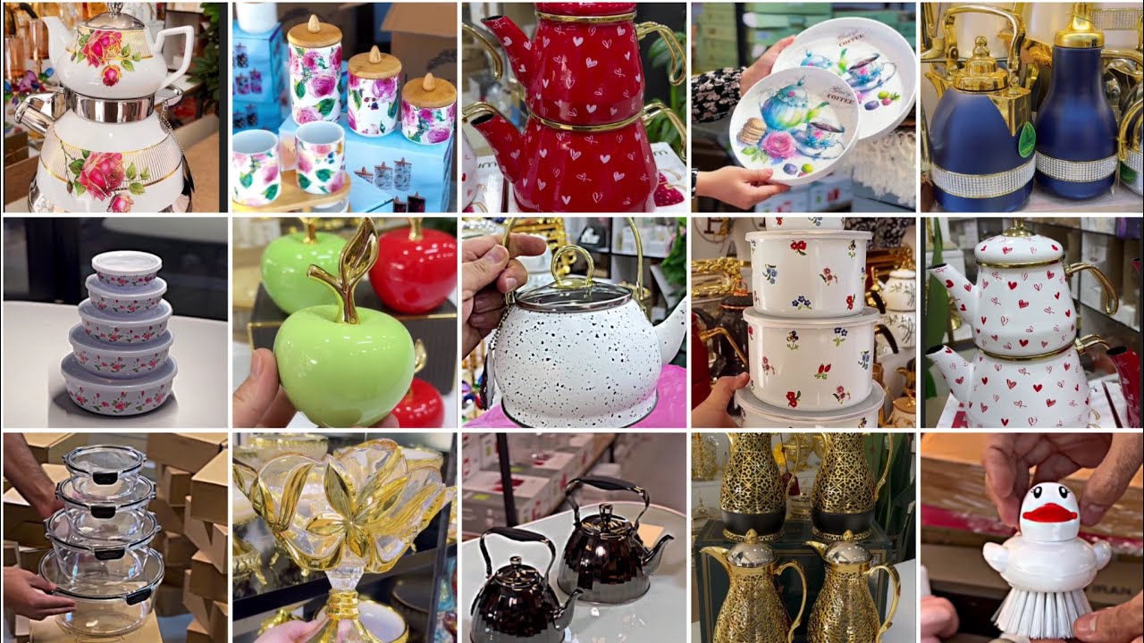 Iraq Crockery items with price part 32 Kitchen crockery items 😍 Glass set/Tea cattle #Crockery #vlog