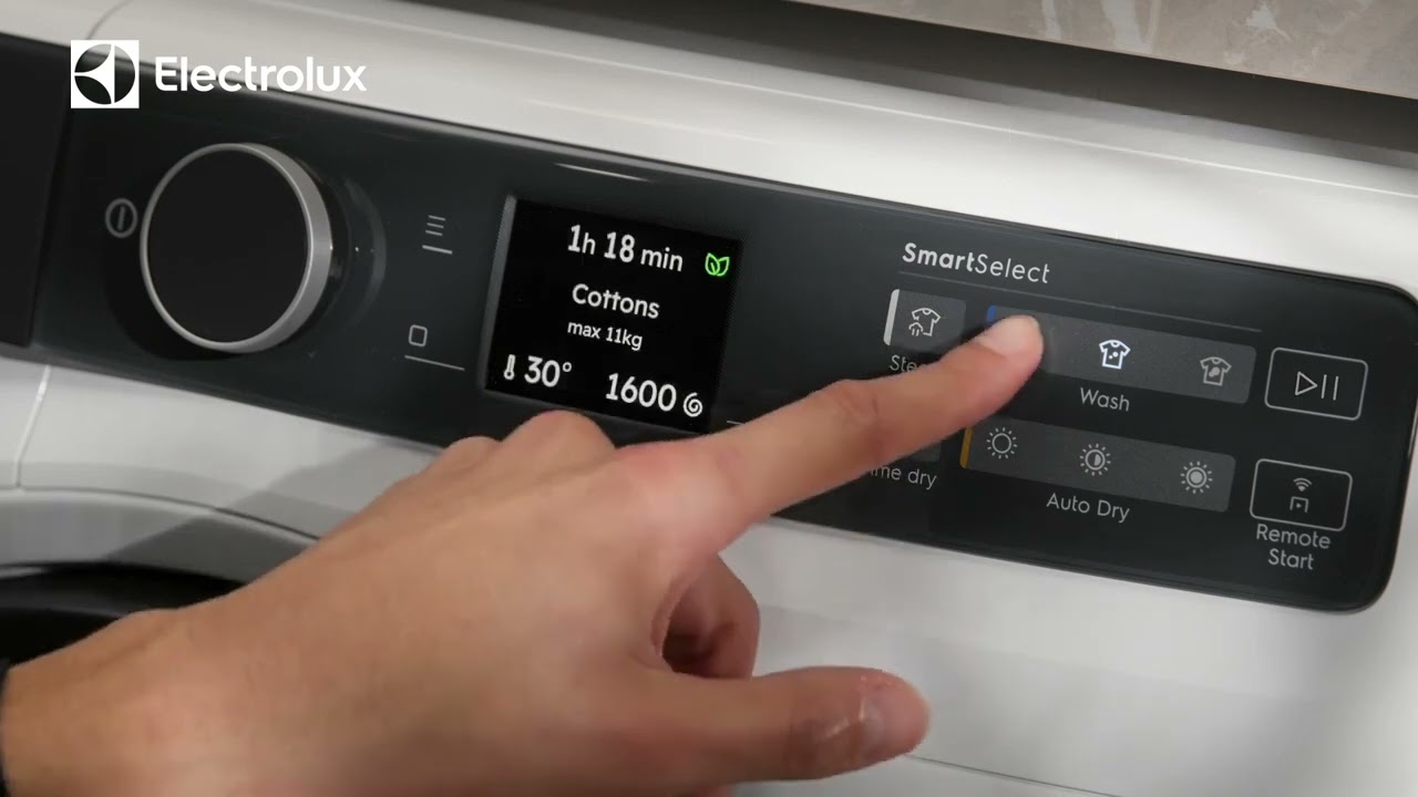 Lave-linge séchant- SmartSelect/Electrolux