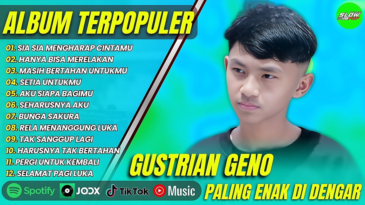 GUSTRIAN GENO - SIA SIA MENGHARAP CINTAMU - HANYA BISA MERELAKAN - || POP MELAYU TERPOPULER 2025