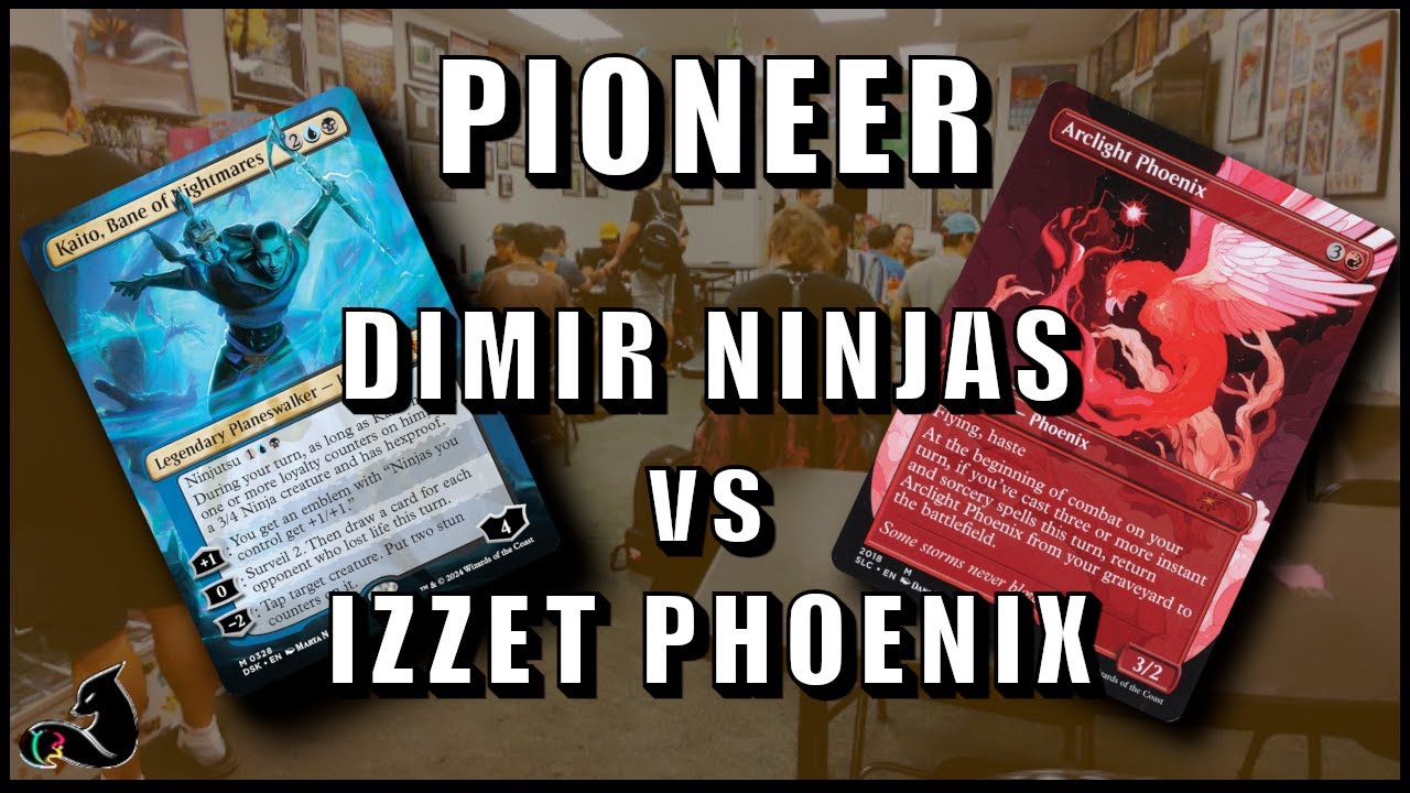 Arclights & Ambushes! | Dimir Ninjas vs Izzet Phoenix | Pioneer MTG