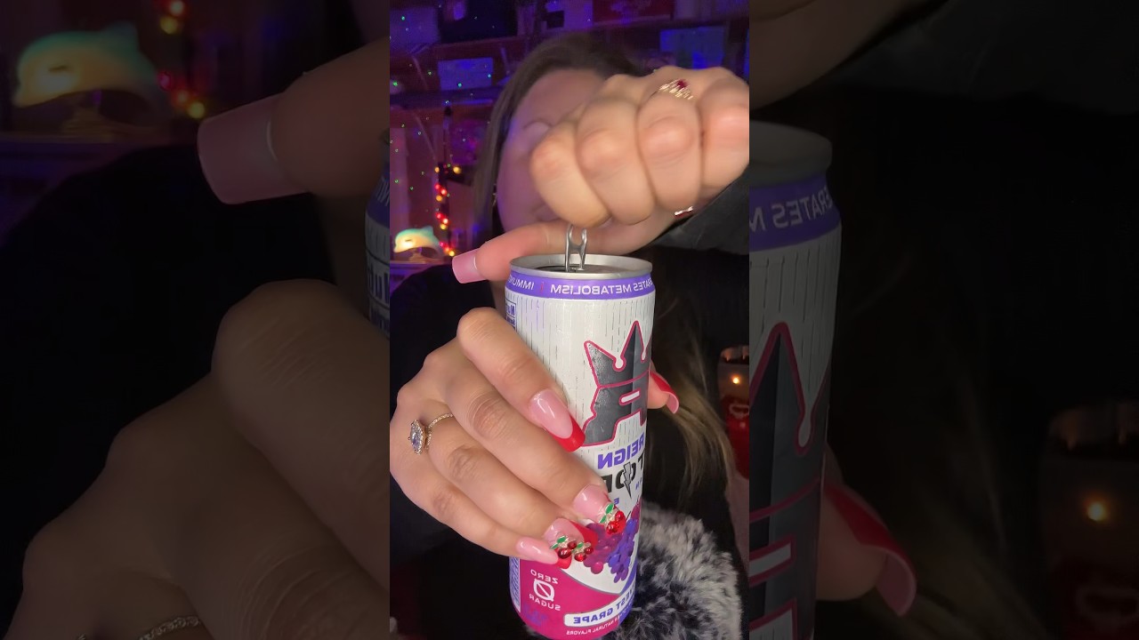 Trying a new #energy #drink 😛 #asmr #asmrvideo #sleepaid #bestlifebybrooke #review #asmrreview