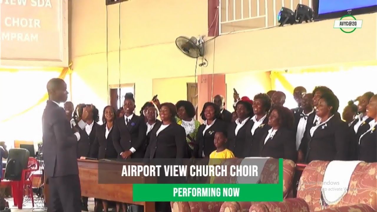 Airport View SDA Church Choir - Performed Ekye se den.....