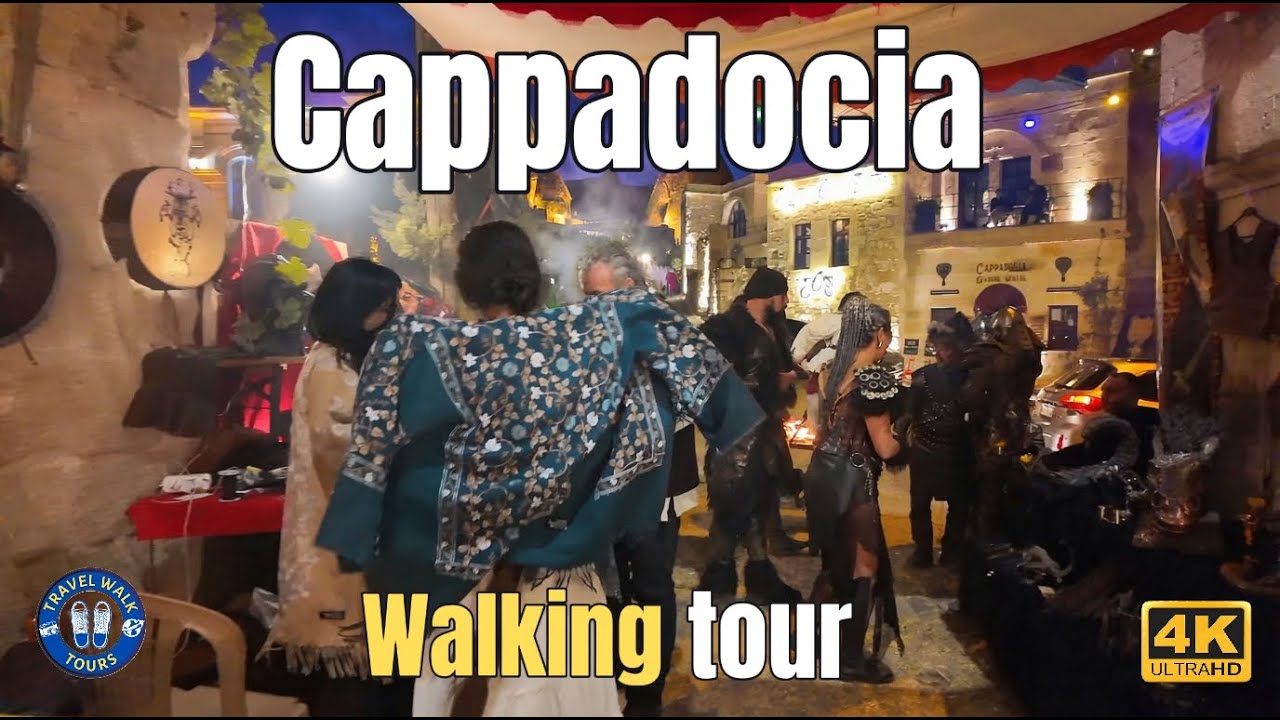 Пешеходная экскурсия по Ургюпу 4K &mdash; Варварская средневековая ярмарка и дымоходы фей в Каппадокии