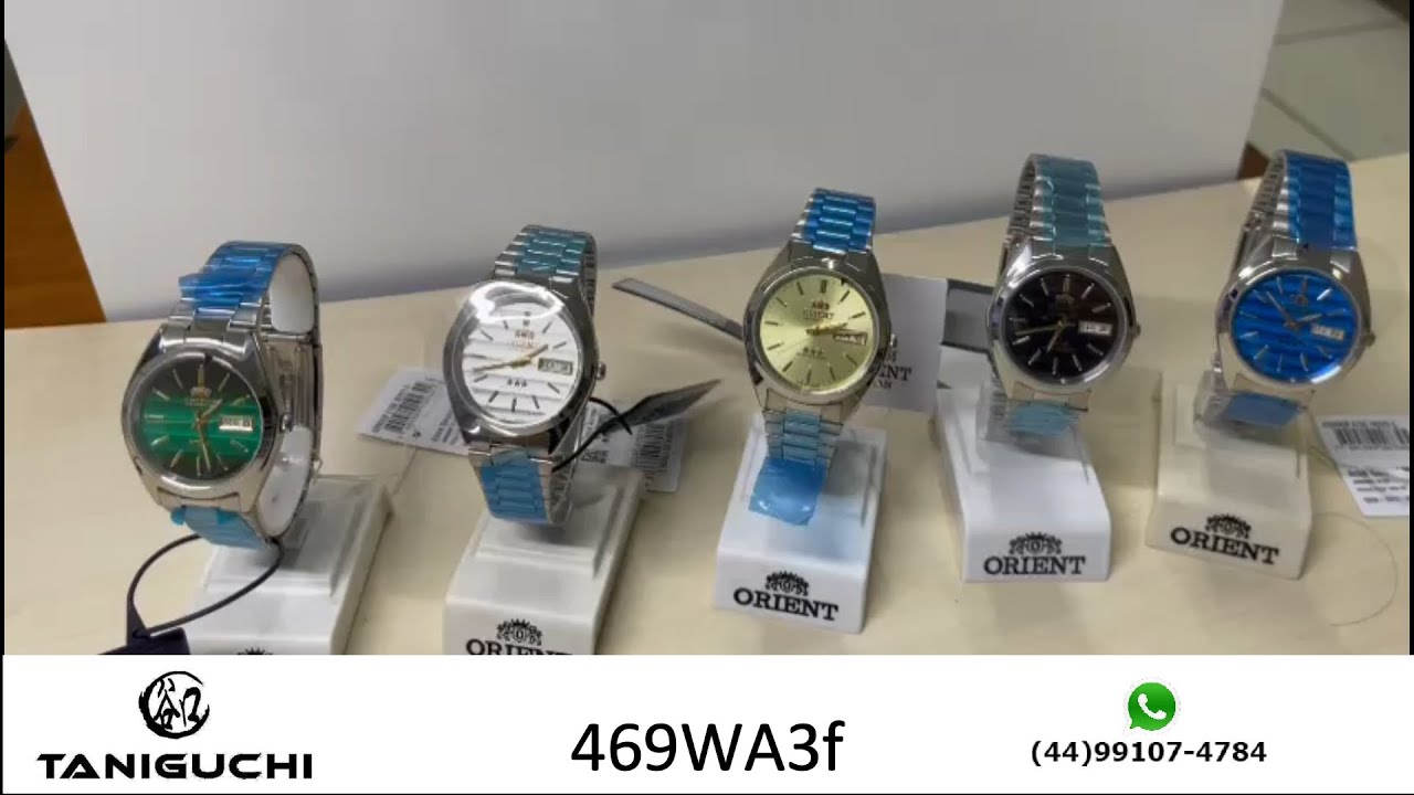 Orient 3 estrelas automático clássico 469WA3F