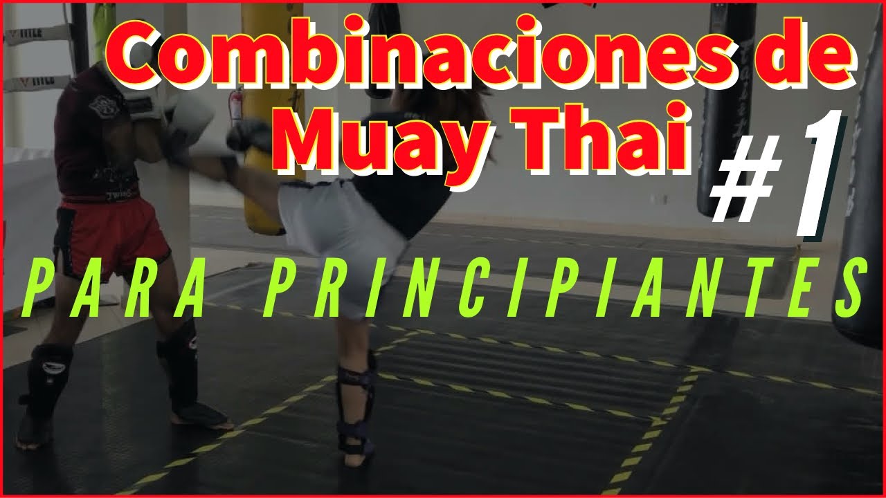 Combinaciones básicas de muay thai #1 🥊 Escuela de Muay thai para principiantes