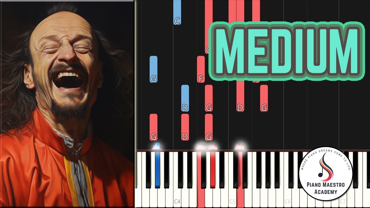 Johann Pachelbel - Canon in C - Medium Piano Tutorial - Intermediate