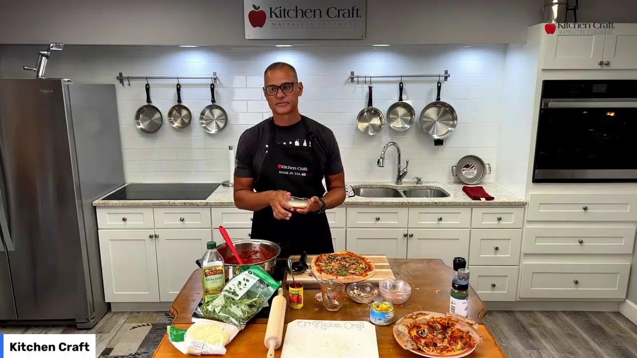How to Cook Pizza and sauce on Kitchen Craft Cookware