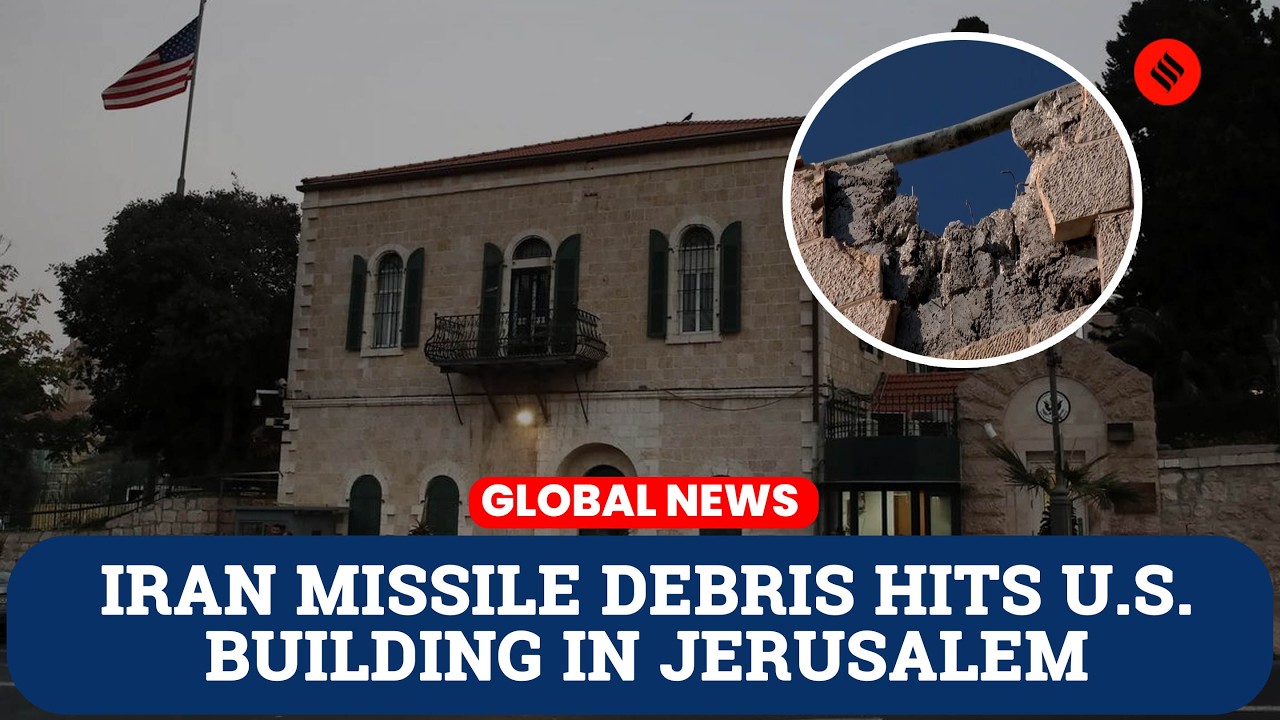 Iranian Missile Fragment Hits U.S. Consulate Residence in Jerusalem