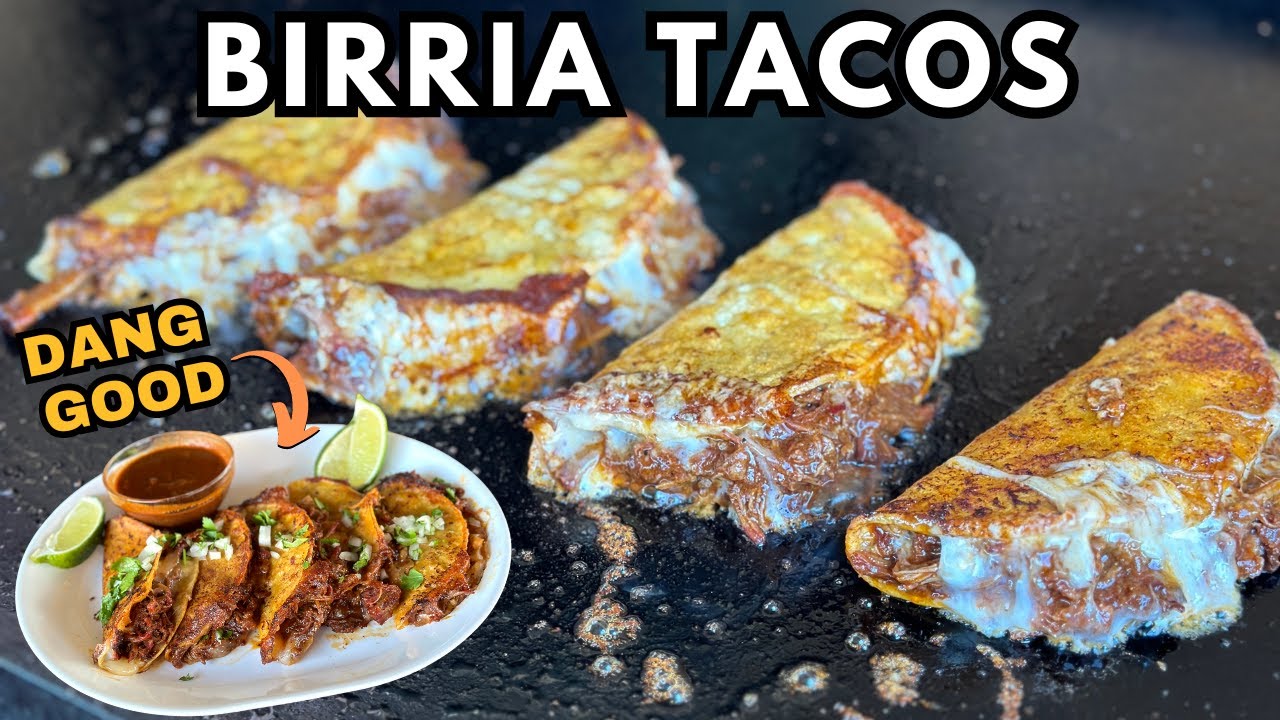 Birria Tacos on the Griddle -- My BEST yet