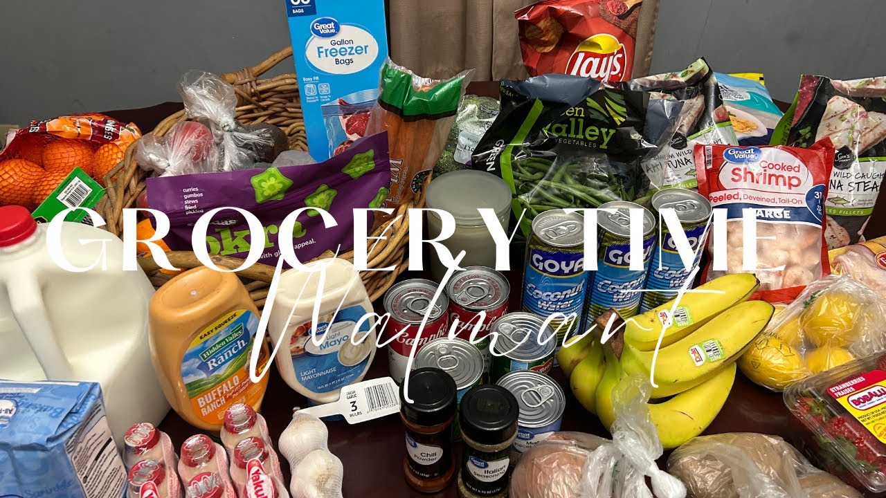 BUYING GROCERIES AT WALMART | GROCERY HAUL || SIMPLY MRS. B