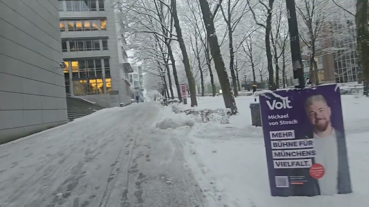 Snow in Munich (19.02.2026)