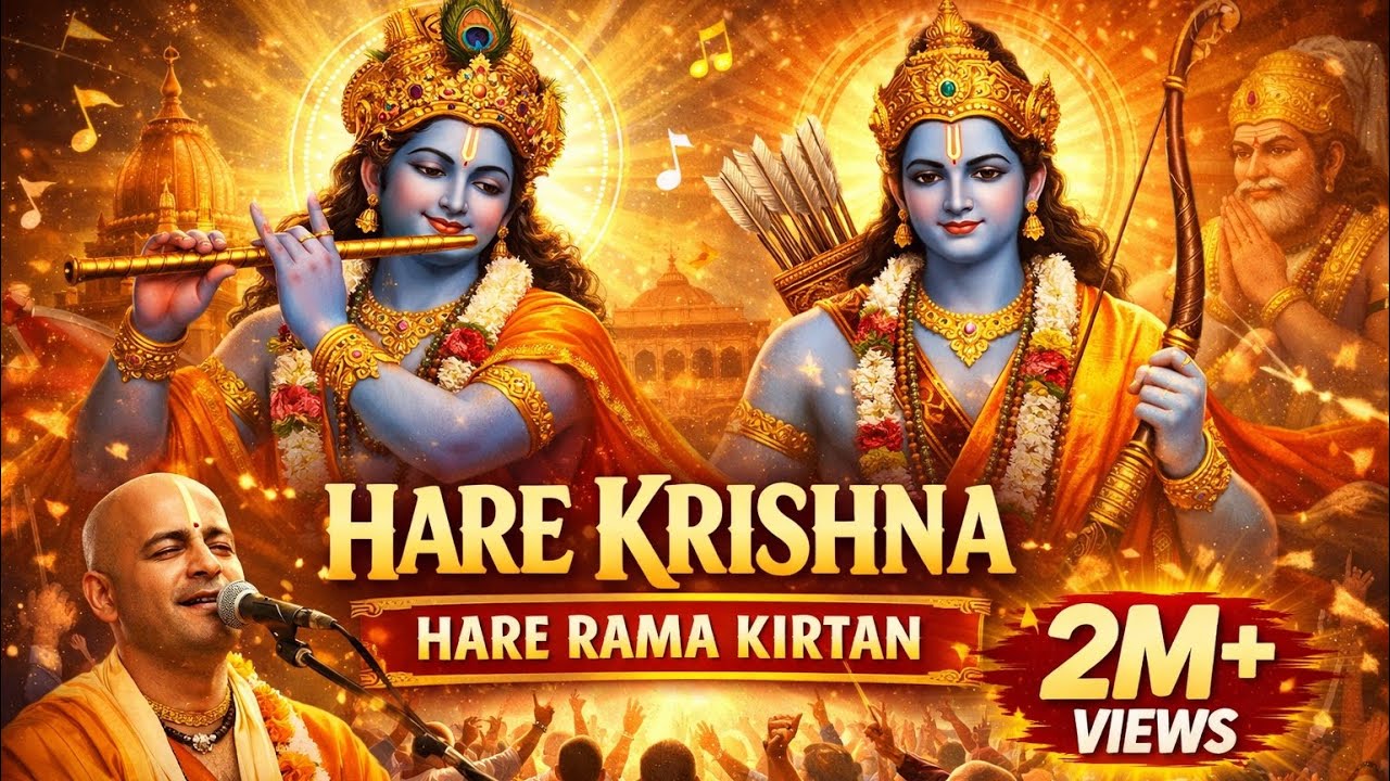 2M Views Target 🎯 Hare Krishna Hare Rama | Most Powerful Kirtan Ever 🔥