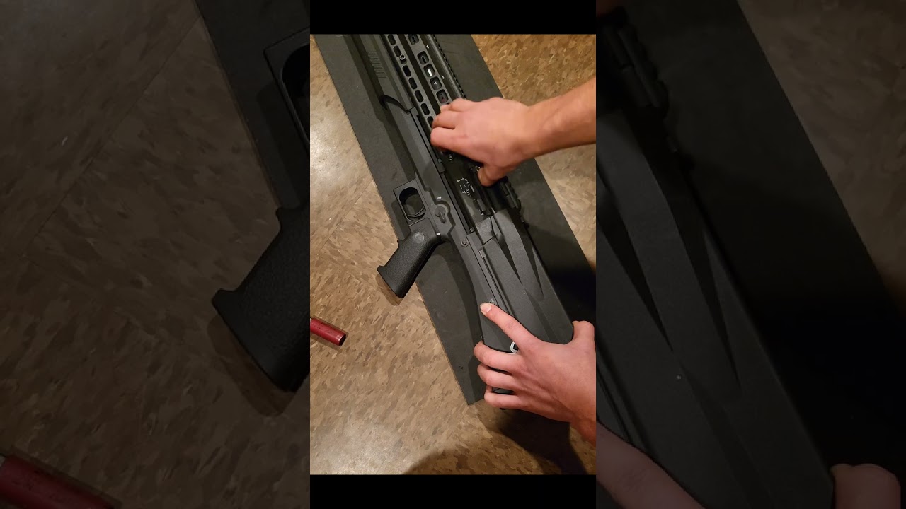 Shotgun 12 gauge Uts 15. Crazy bullpup design pump action!! #shorts