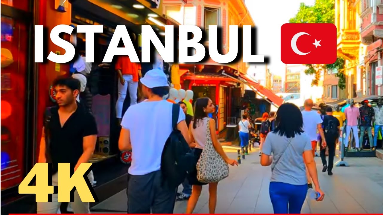 Walking in Istanbul, Turkey 🇹🇷: Kadiköy District,  4K, part 2, summer, tourism