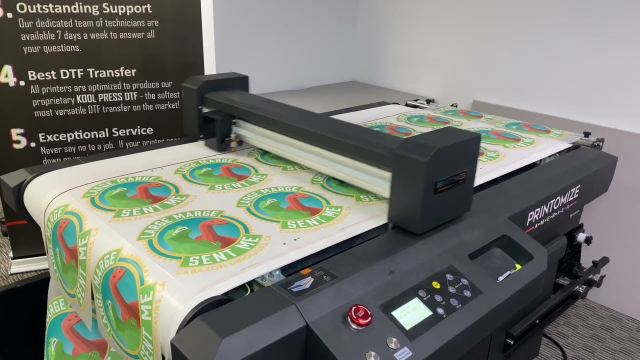 Auto Fed Flatbed Digital Cutter Roll For DTF Printing Film