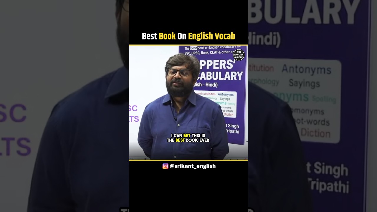Best Book On English Vocabulary #englishvocabulary #ssc #vocabs