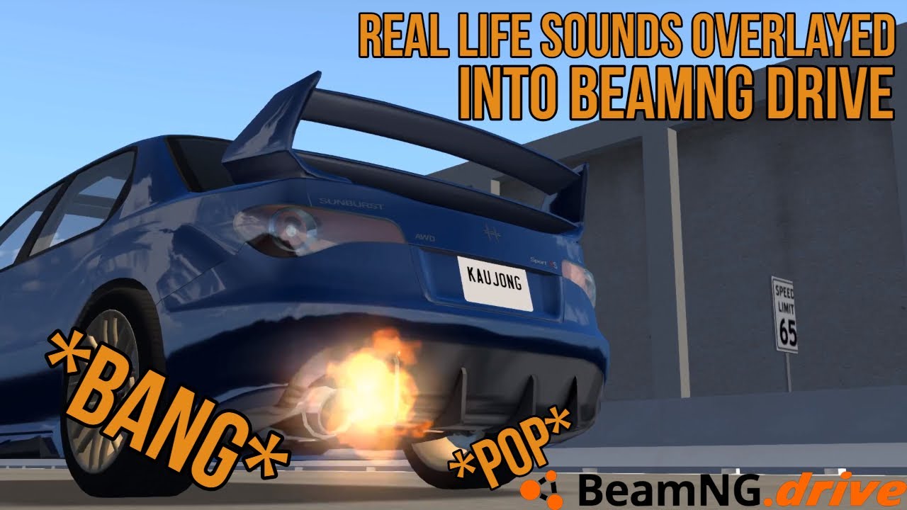 Real Life Sounds Overlayed Into BeamNG Drive