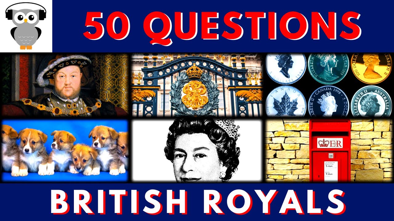 British Royals Quiz Trivia | 50 Questions | General Knowledge | Do You Know | Pub Quiz