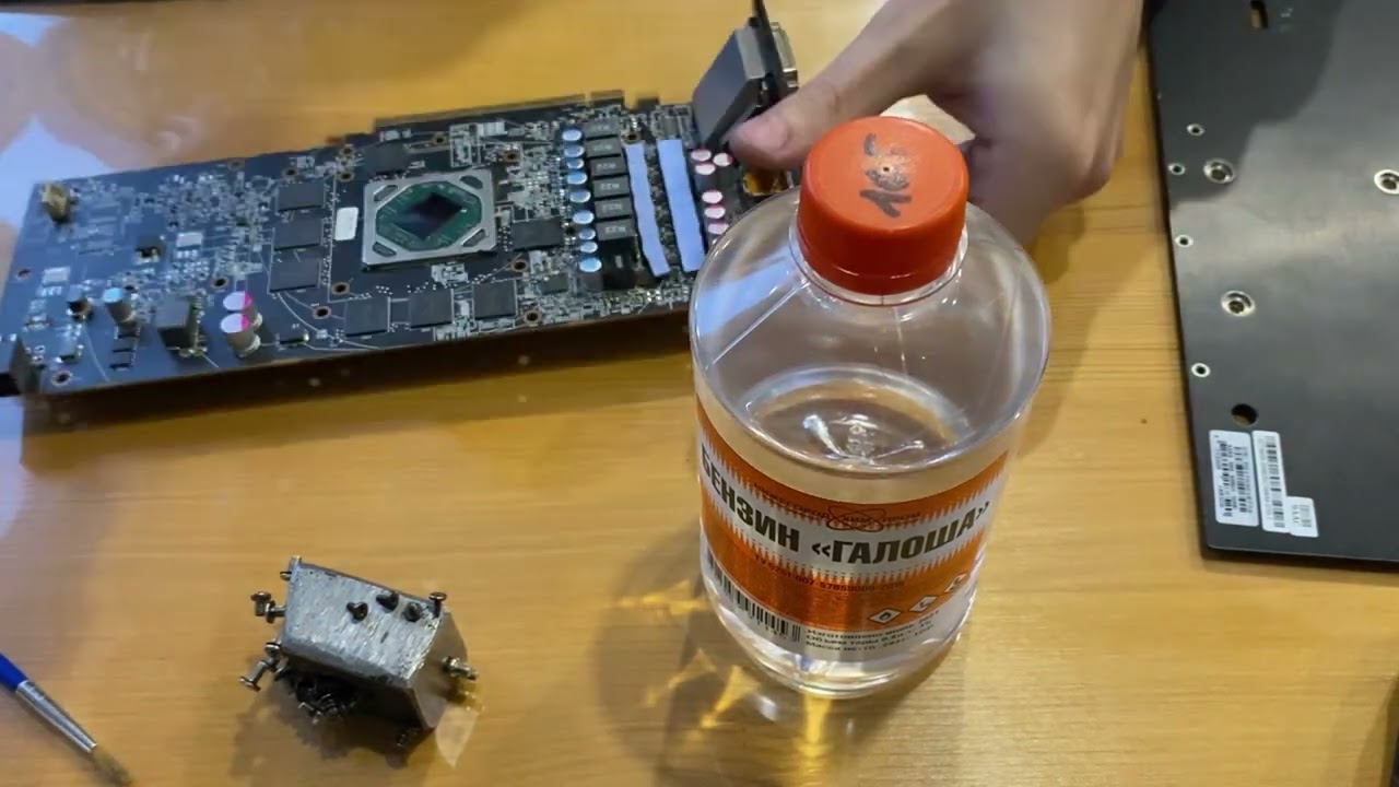 Разбор чистка и замена кулеров rx480 powercolor