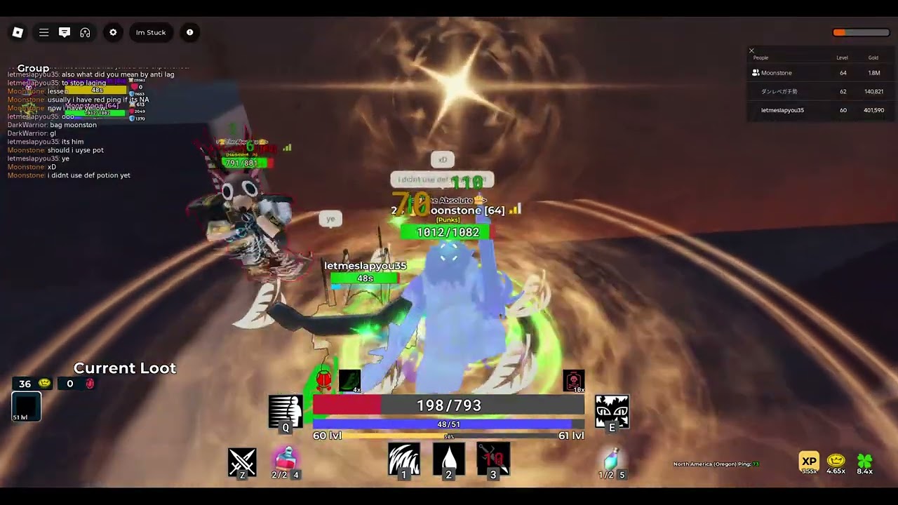 Dungeon leveling when you have a op Healer on the team