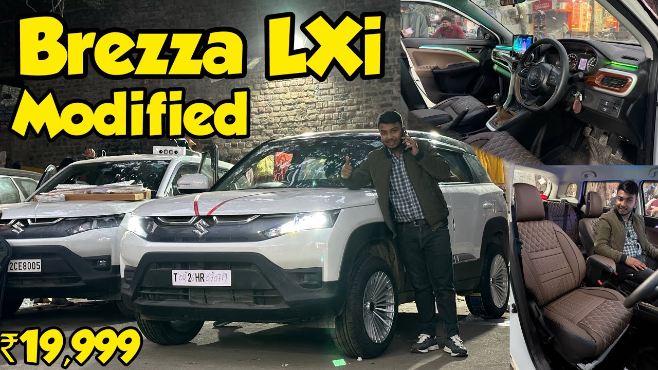 2026 Brezza LXi Modification with 90% Discount! Base to Top Model Brezza Modification with Price