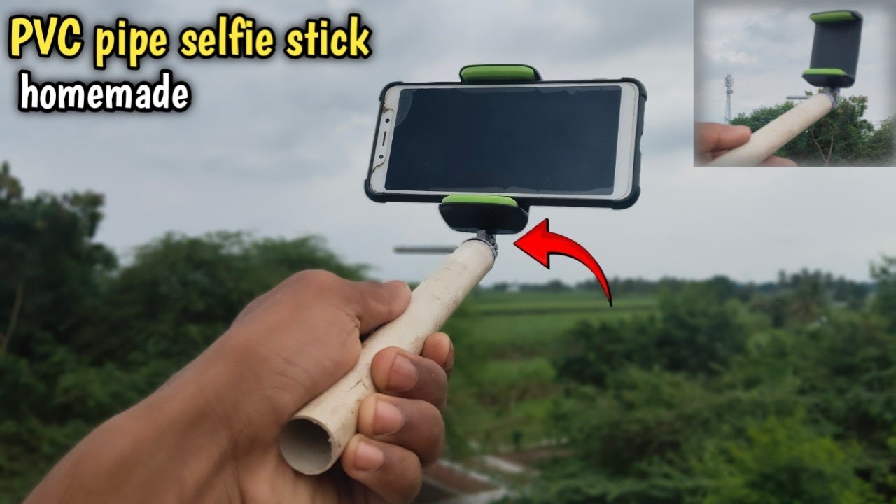 How to Make Homemade PVC Pipe Selfie Stick | Simple DIY Selfie Stick