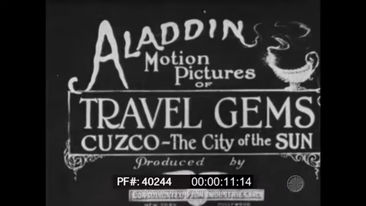 CUSCO PERU  1920s SILENT TRAVELOGUE FILM  ANDES MOUNTAINS  SACSAYHUAMAN 40244