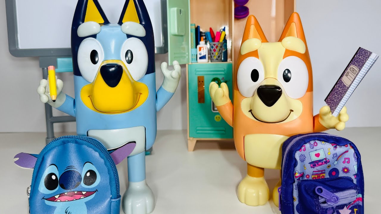Bluey & Bingo&rsquo;s First Day of School Bluey Toys Back to School🎒