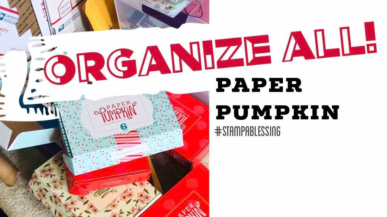 How I Organized ALL my Paper Pumpkin Mess!