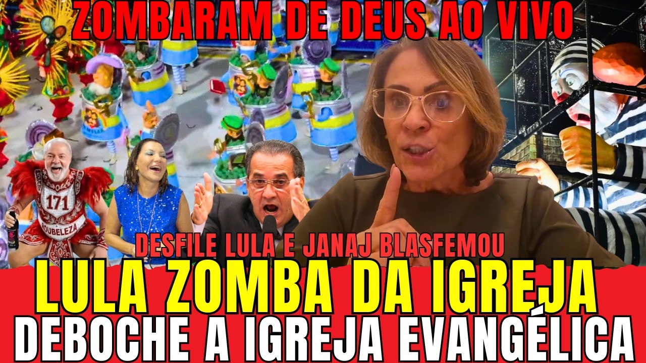 DESFILE DE LULA ZOMBA DOS EVANGÉLICOS E DE BOLSONARO – DAMARES ALVES DETONOU BLOCO DE LULA E JANJA