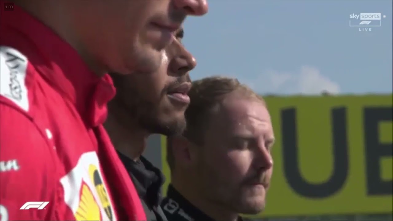 Verstappen out, Leclerc denied, Lewis wins - 2021 British GP Podium