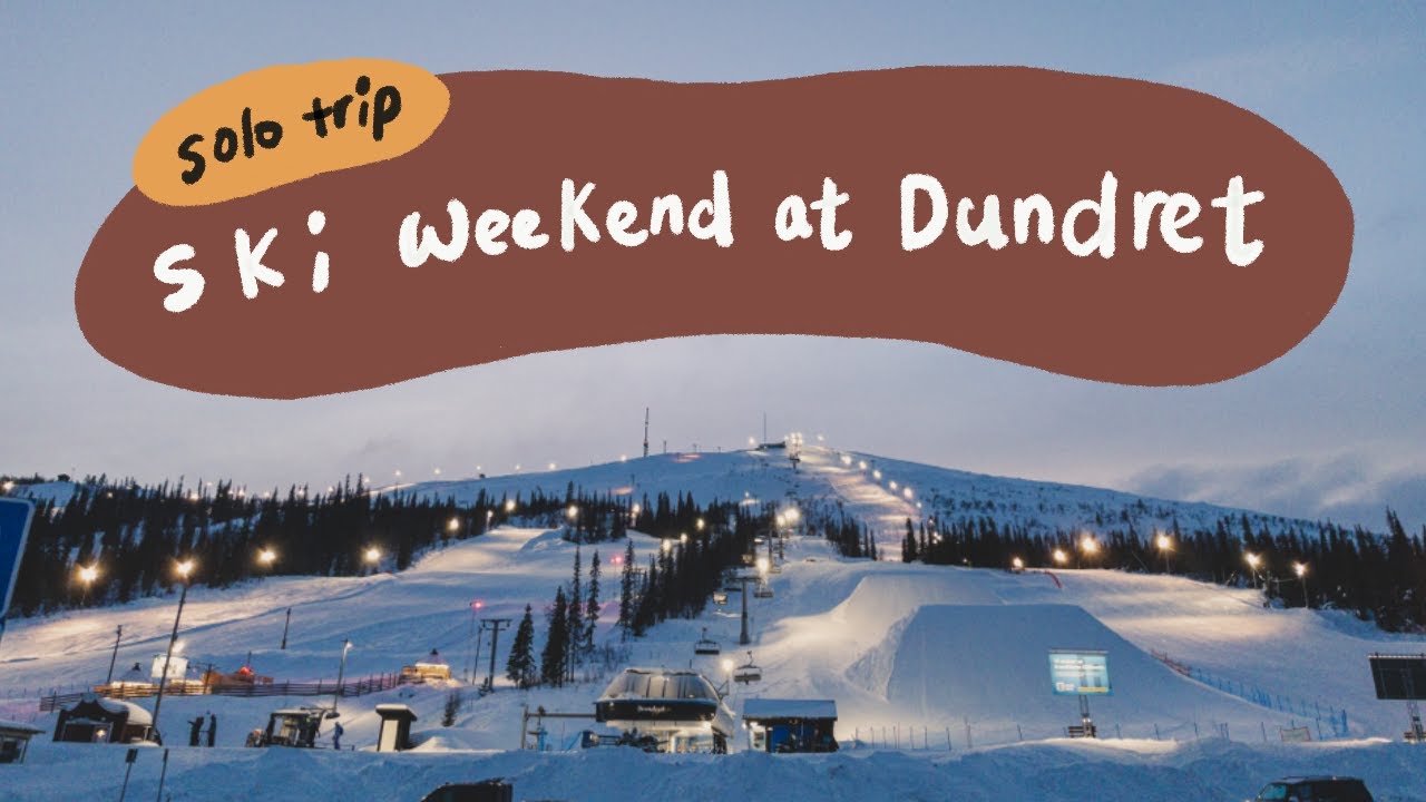 Solo Skiing Weekend at Dundret in Gällivare, Sweden
