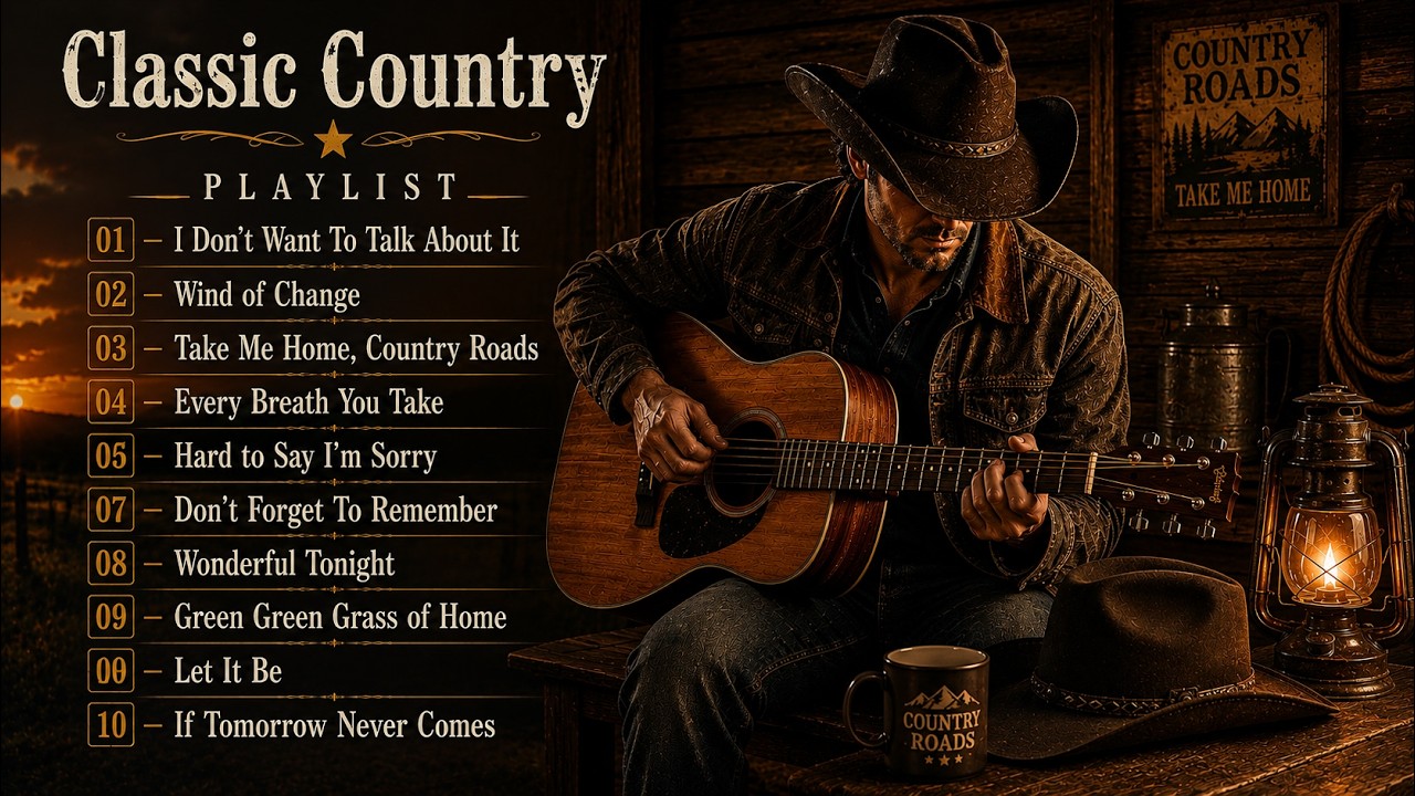 Greatest Classic Country Songs of All Time ❤️ | Timeless American Love Ballads | Relaxing Country