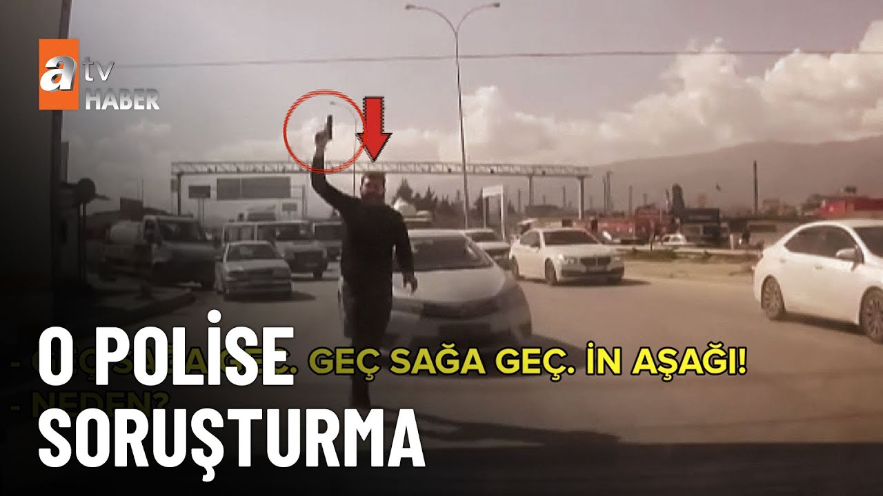 Polis ile sürücünün yol tartışması  - atv Ana Haber 19 Ağustos 2024