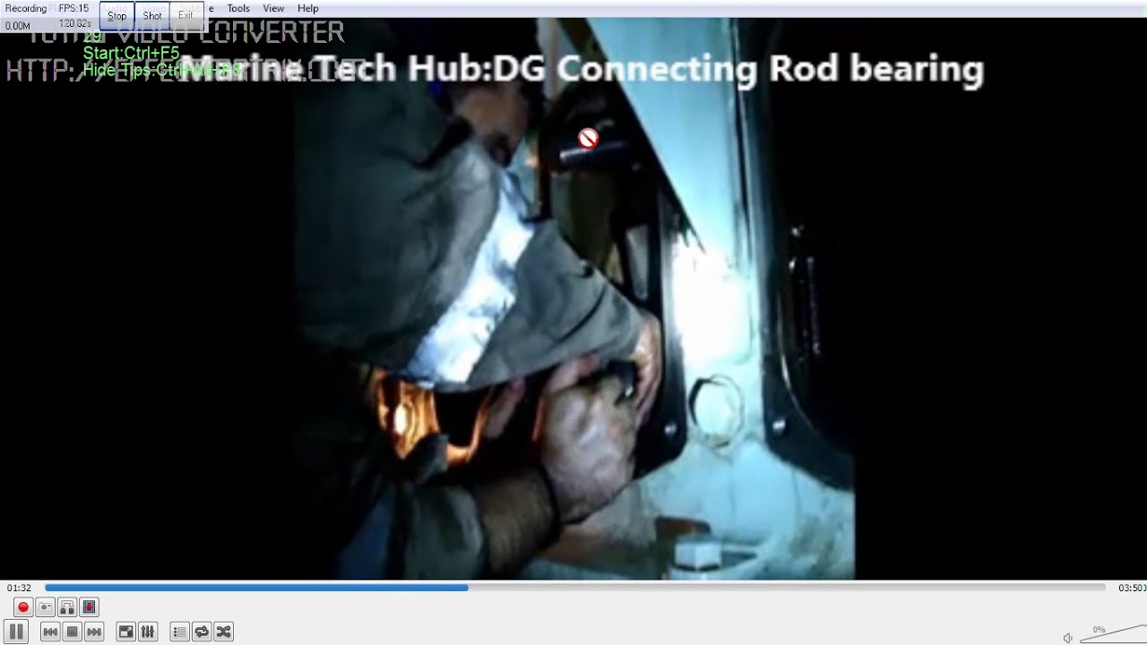 Diesel Generator:Connecting Rod Bearing Removal: Hydraulic jack