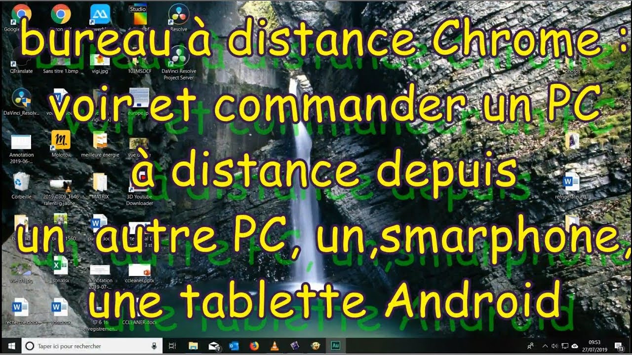 Bureau à distance Chrome : Voir et piloter un PC à distance
