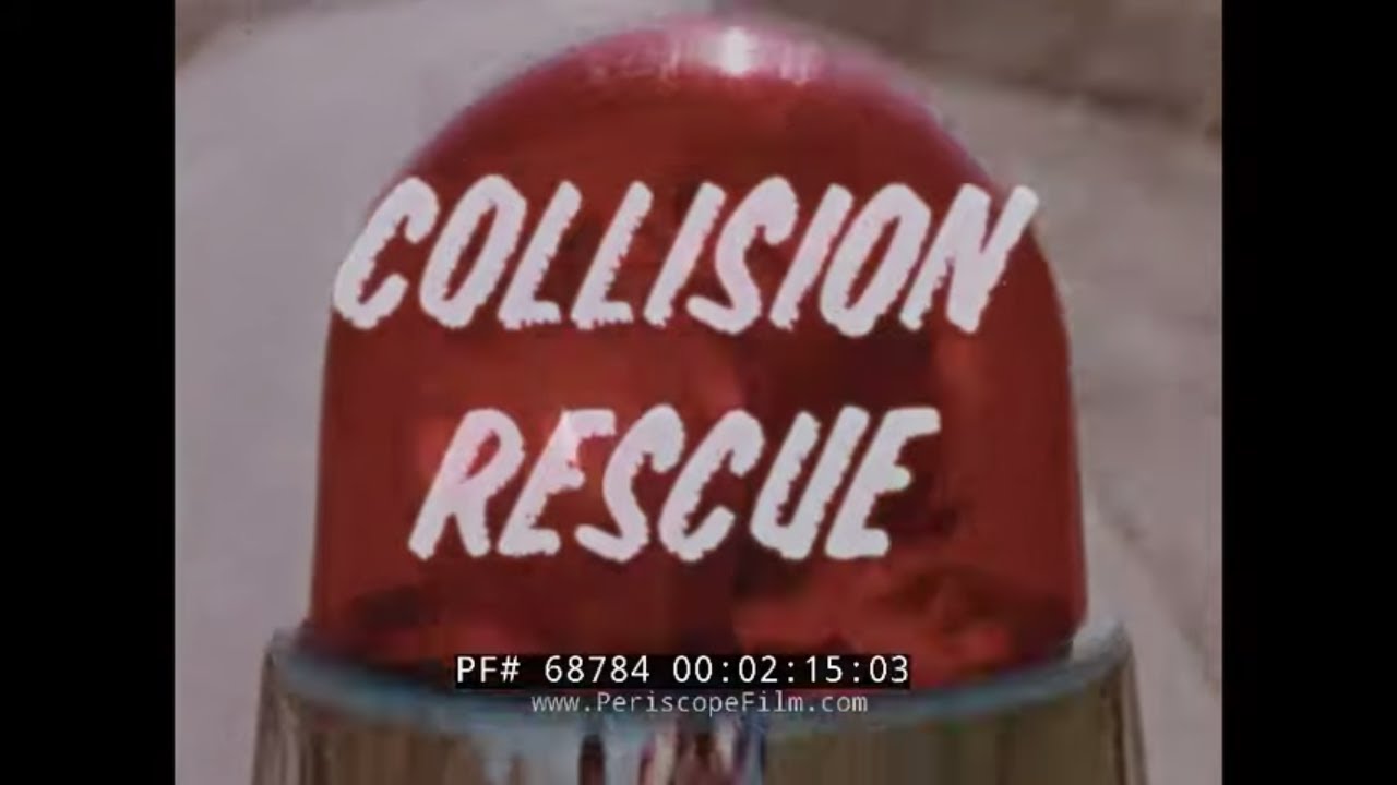 1970s FIRE DEPARTMENT PARAMEDIC RESCUE & SEATBELT FILM 