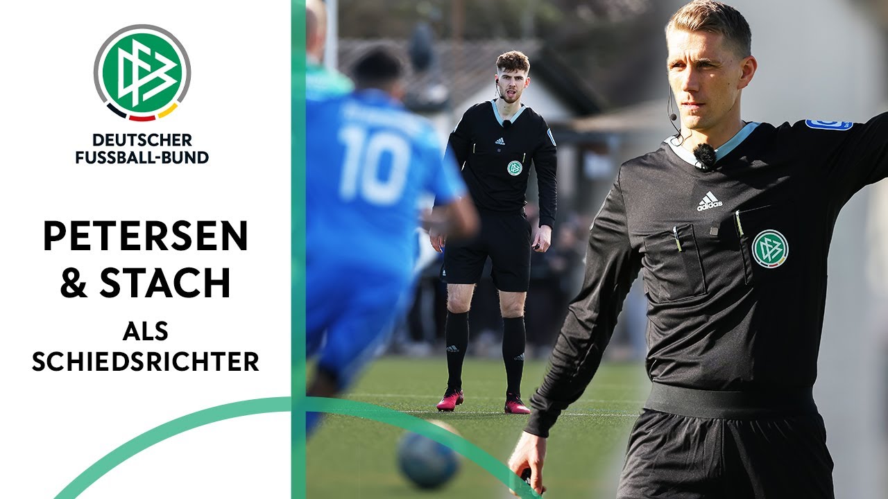 Wenn Bundesligaspieler zu Schiedsrichtern werden! - Nils PETERSEN & Anton STACH pfeifen Bezirksliga