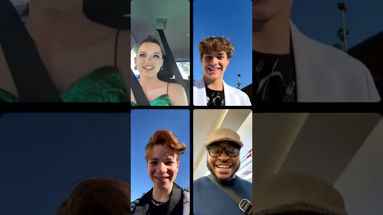 Cast Of Secrets of Sulphur Springs Instagram livestream 24 Mar 2023