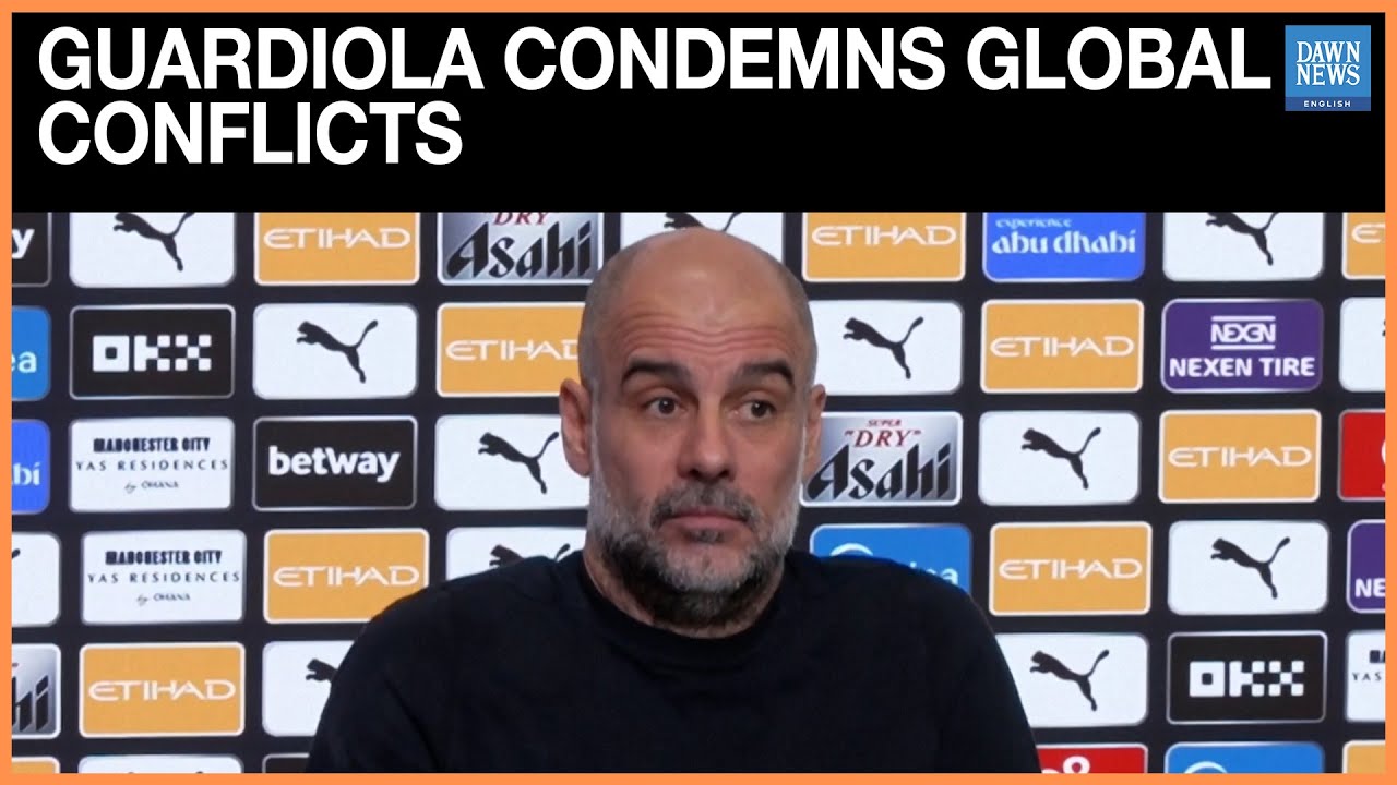 Guardiola Condemns Global Conflicts, Minnesota Shootings