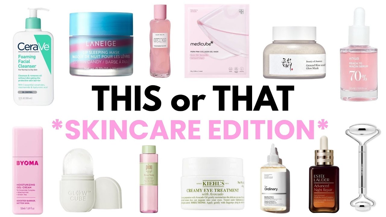 THIS or THAT *SKINCARE EDITION* 🧴✨💧🤍