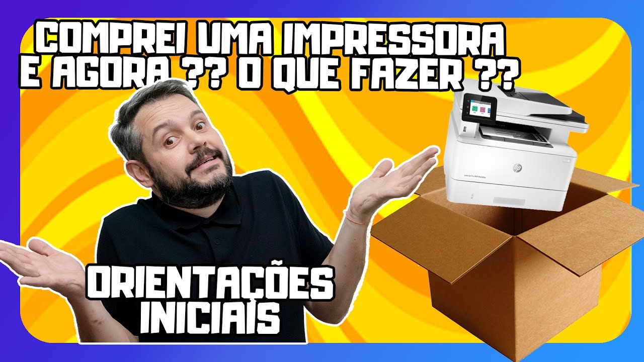 Comprei um impressora, e agora ?? Como instalar e configurar ?? Instalação passo a passo. #Parte 1