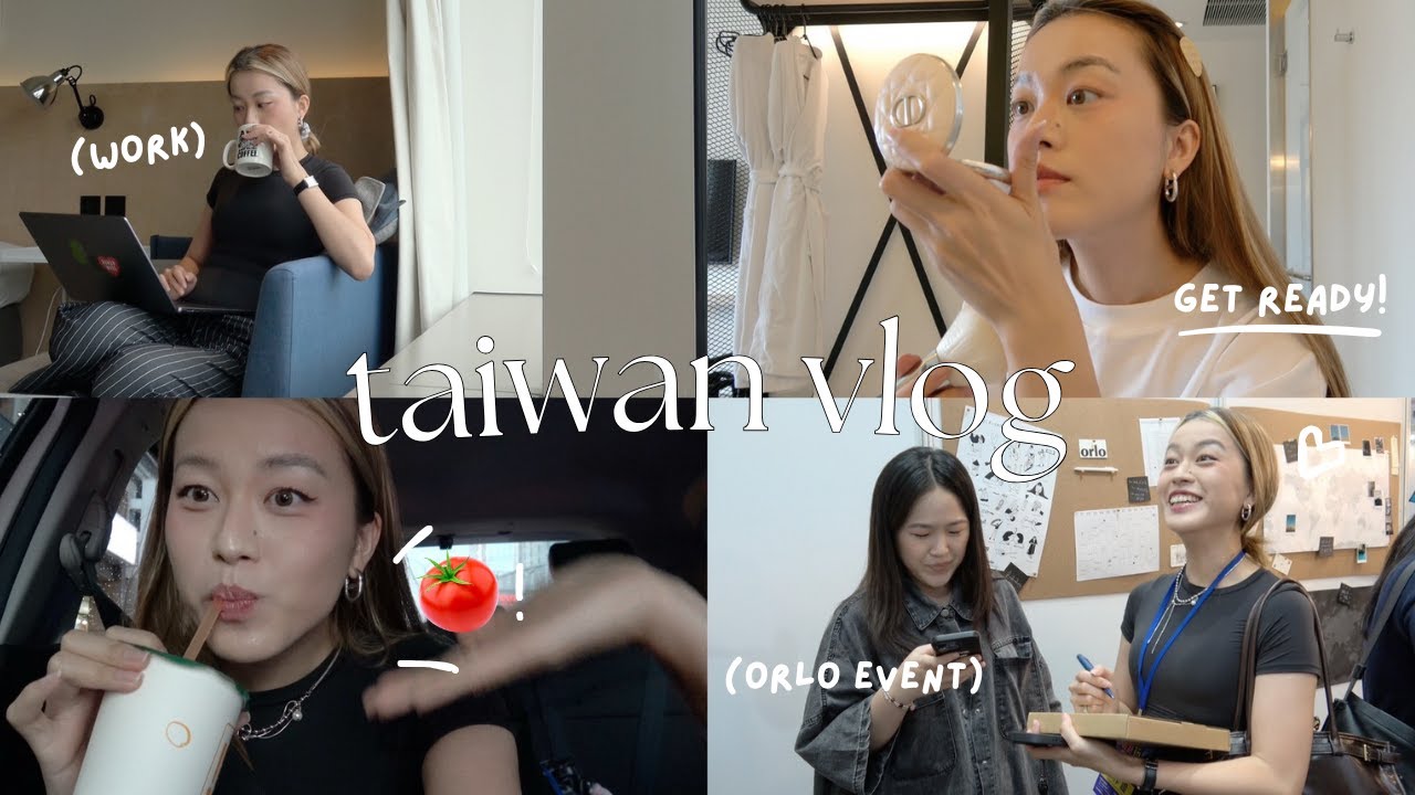 台灣vlog🇹🇼跟我過一天！慵懶起床化妝、愛上大苑子蕃茄梅、第一次文具展ft. DIOR