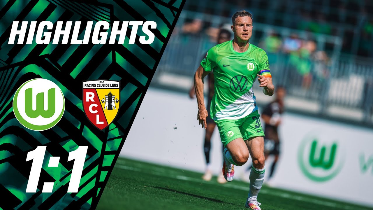 Flugkopfball von Ridle Baku | Highlights | VfL Wolfsburg - RC Lens