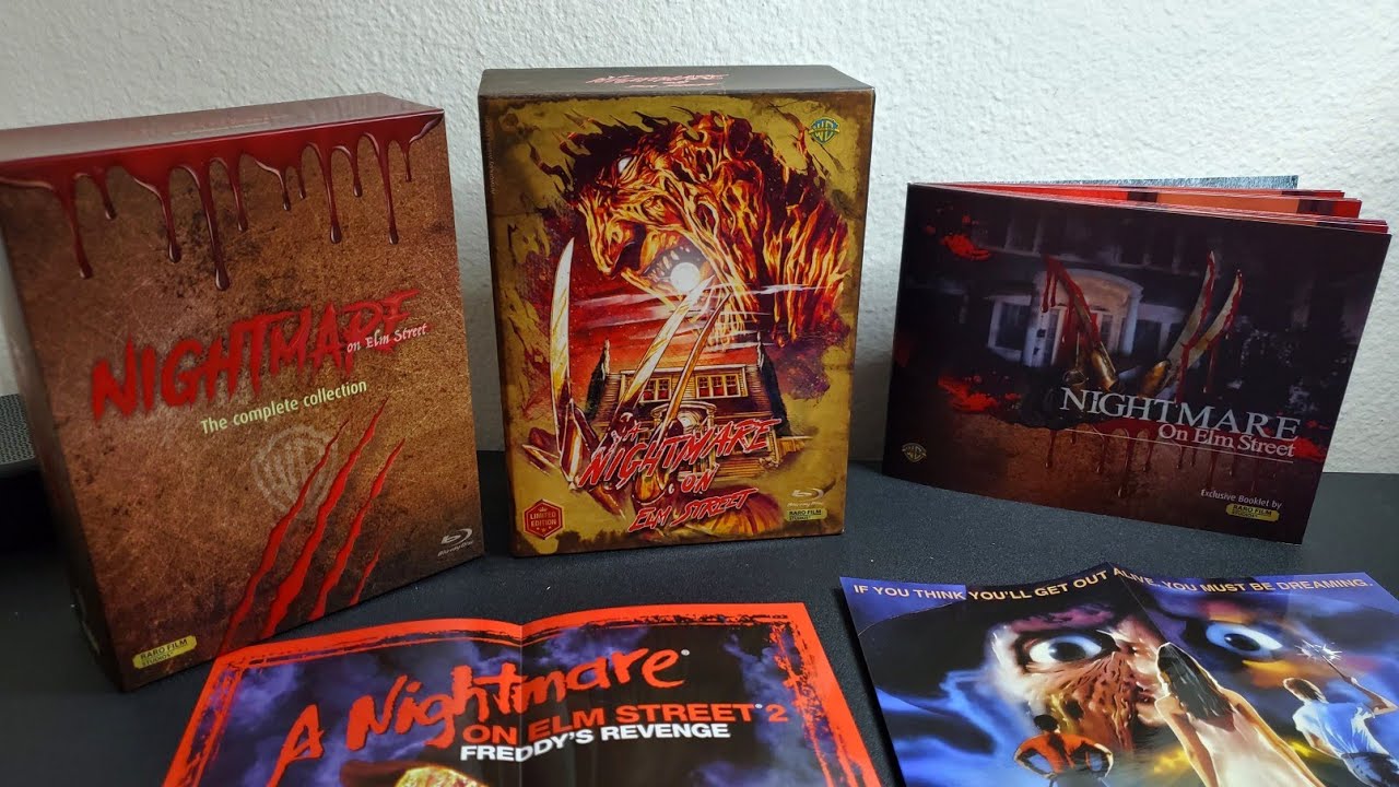 A Nightmare on Elm Street Raro Films Vintage Edition 7 Movie Blu-ray Collection #horror #slasher