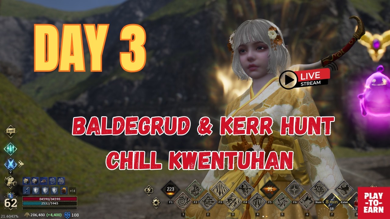 Legend of Ymir Season 2 Day 3 Chill Baldegrud & Kerr Hunt | Madaling Araw Kwentuhan