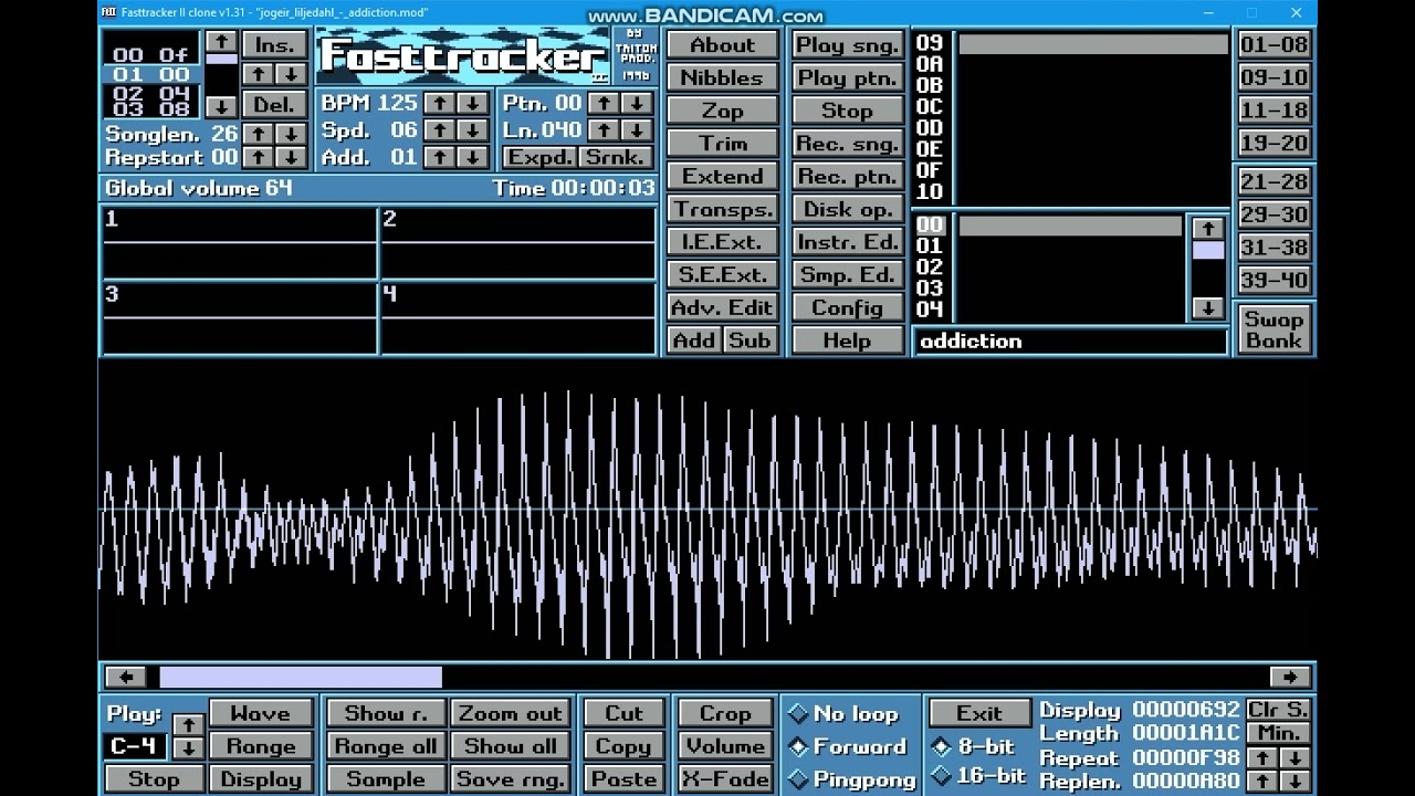 the lead sample in jogeir liljedahl's “addiction