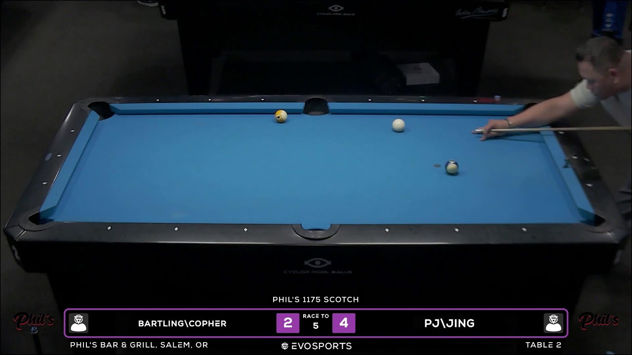 BARTLING\COPHER vs PJ\JING - PHIL'S BAR & GRILL - TABLE 2 | EvoSports