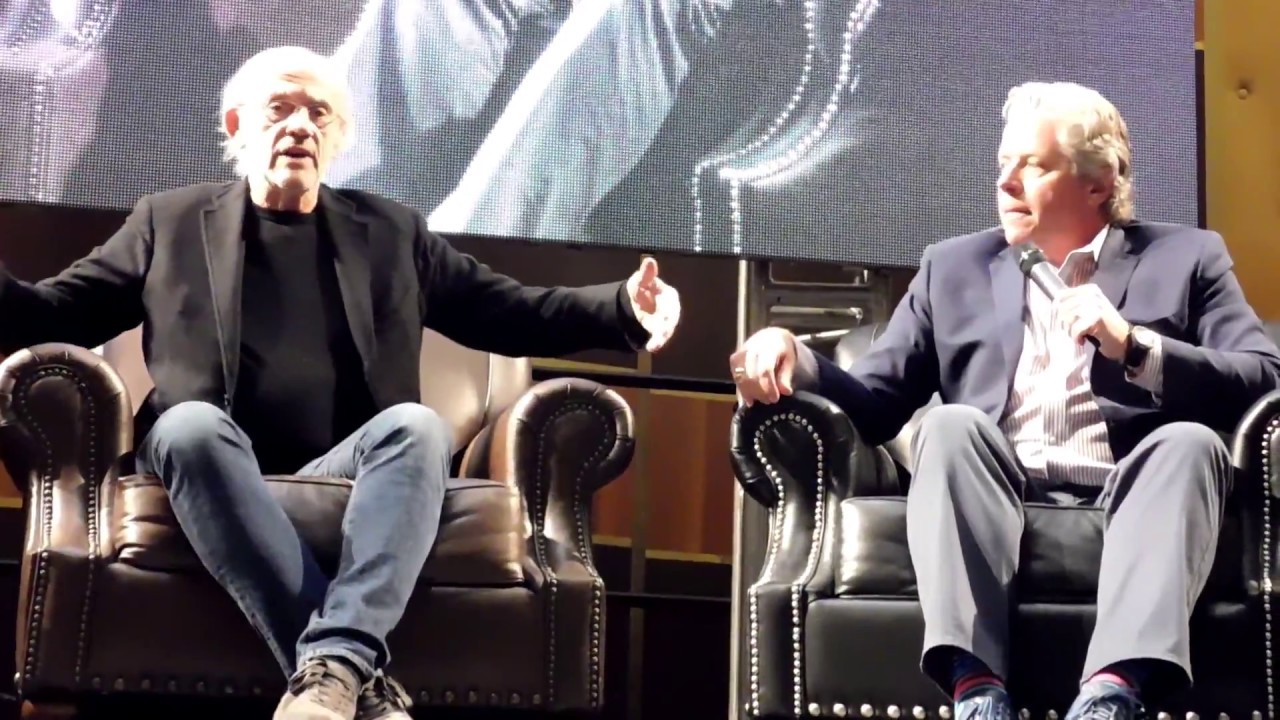 Back to the Future panel with Christopher Lloyd and Tom Wilson (Doc Brown and Biff)