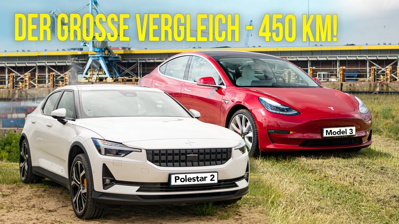 POLESTAR 2 vs TESLA Model 3 LR - Langstrecke von Hamburg nach Köln!